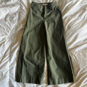 Madewell High Waisted Wide Leg Pants